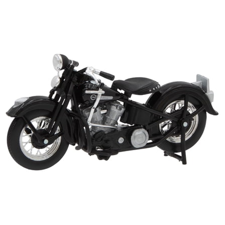 Maisto 1948 Harley-Davidson FL Panhead Motorcycle in Black & Silver 1:18 Diecast
