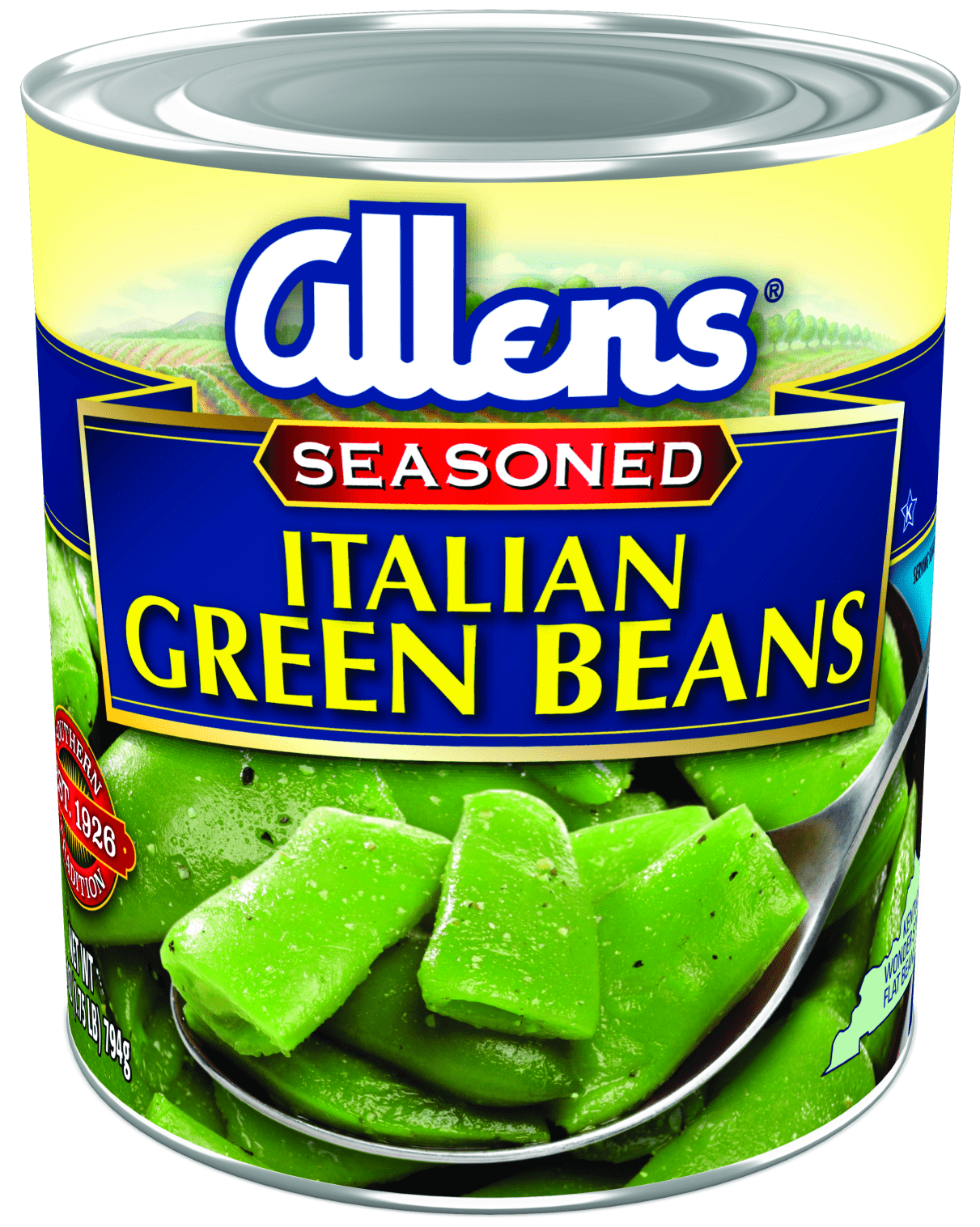 Allens Seasoned Italian Green Beans, 28 oz., Can - Walmart.com