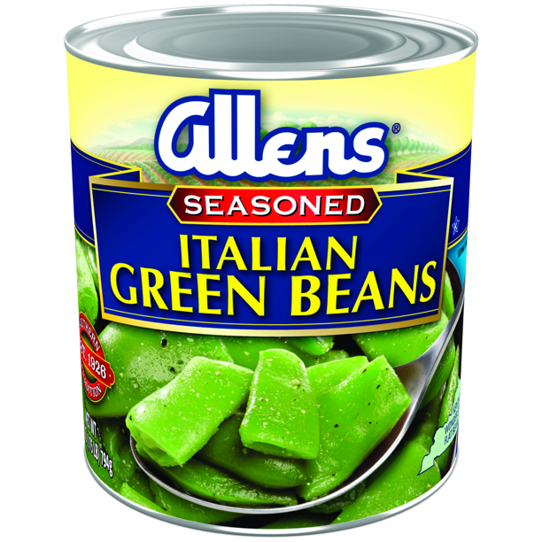 Allens Seasoned Cut Italian Green Beans, 28 oz