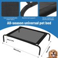 CLIBFENG Elevated Raised Cooling Cots HYZ01 Bed for Large Dogs
