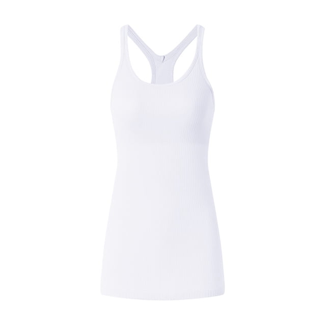 Ribbed Workout Tank Tops For Women With Built In Bra Tight Racerback Scoop Neck Athletic Top Women'S Tanks & Camis E S