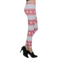 thumbnail image 5 of Women's Blooming Winter Design Full Length Stretchy Leggings, 5 of 5