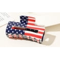 thumbnail image 1 of Pinza de pelo patriótica roja, blanca y azul para el 4 de julio, accesorio para el día de la independencia patriótica, accesorio para el pelo de la bandera americana para mujeres, clips y pasadores, 1 of 5