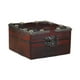 thumbnail image 2 of Caja de , caja de madera multifuncional, portátil, para escritorio, para guardar joyas, decorativa, con cerradura para anillos y baratijas., 2 of 8