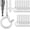 White, variant on PETGLE 36 PCS Q-Hanger Hooks with Safety Buckle, Windproof Screw Hooks for Outdoor String Lights Hanging Christmas Lights, Plants, with 1 Wing Nut Driver