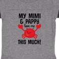 thumbnail image 3 of Inktastic Mimi and Pappy Love Me Boys or Girls Baby Bodysuit, 3 of 4
