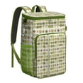 thumbnail image 1 of Bright Lemon Print Insulated Backpack Cooler, Leakproof Lunch Bag for Tropical Getaways and Road Trips, 1 of 2