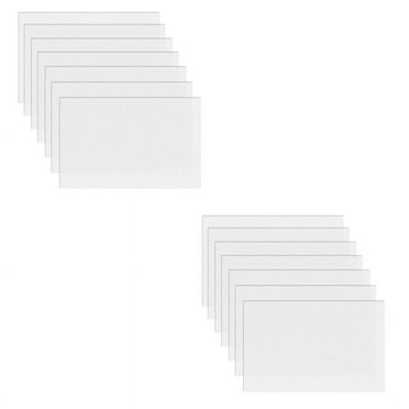 Refrigerator Mats for Shelve, 14 PCS Liners Washable Fridge and Cabinet Transparent