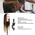 thumbnail image 4 of Modelo de entrenamiento de peluquería cabeza de maniquí de silicona resistente al desgaste pelo largo completo con soporte para salones ANGGREK Otros, 4 of 8