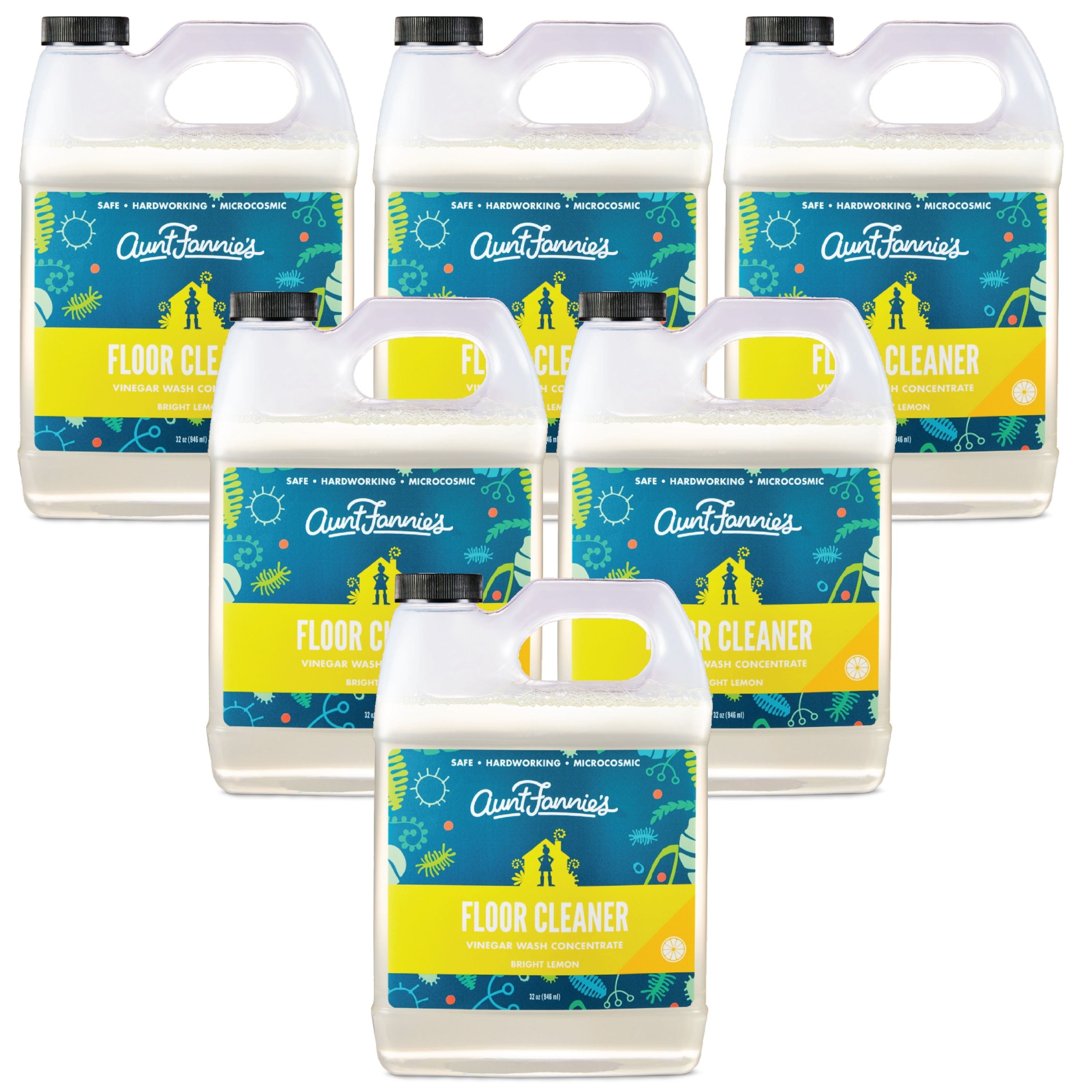 Aunt Fannie's Floor Cleaner Vinegar Wash - Multi-Surface Cleaner, 32 oz