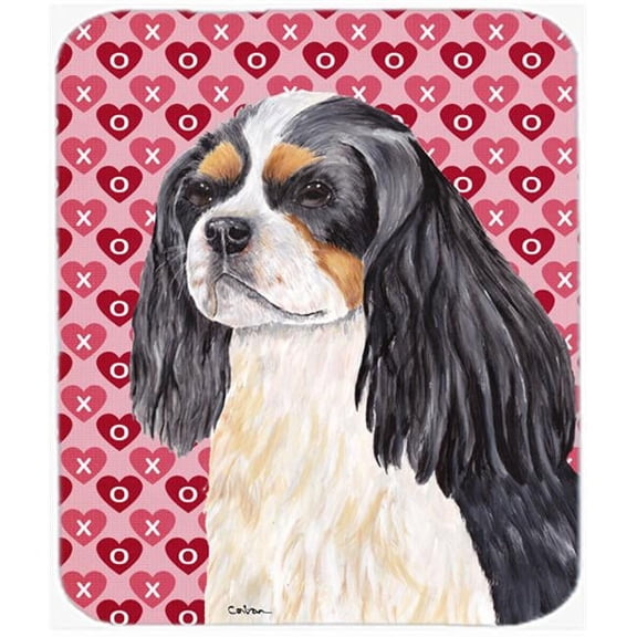 Cavalier Spaniel Hearts Love And Valentines Day Mouse Pad, Hot Pad Or Trivet