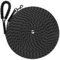 thumbnail image 3 of Dog Leash 1.5m, Long Rope Dog Leash With Padded Handle For Small To Large Dogs, Black, 3 of 3