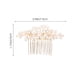 thumbnail image 3 of 7 piezas de accesorios para el cabello de novia, piezas para el cabello de novia, peinetas de perlas, horquillas de boda para mujeres y niñas., 3 of 7