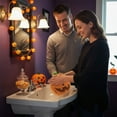 thumbnail image 6 of Halloween Pumpkin Hand Towel, Absorbent Soft Kitchen Dish Towel, Fun Halloween Decor Hanging for Drying Cleaning Cooking, 8"X8.66", 6 of 6