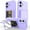 Purple, variant on Decase Compatible with Apple iPhone 16 Case with Card Holder & Mirror, Military Grade Protection Hard Wallet Phone Case with Stand Cover fits for iPhone 16,Shockproof Cover,Purple