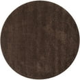 thumbnail image 3 of SAFAVIEH California Plush Solid Shag Area Rug, Brown, 8'6" x 8'6" Round - Large - Modern Design, Brown, Non-Shedding & Easy Cleaning, Ultra Plush Thick Pile, Ideal for Living Room, Bedroom, 3 of 13