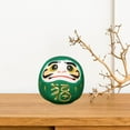 thumbnail image 4 of Japanese Traditional Style Daruma Doll, Interior Ornament Creative Craft Collectible Art Figurine for Table Cabinet Bookshelf Cafe, 4 of 8