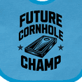 thumbnail image 4 of Inktastic Future Cornhole Champ Lawn Game Boys or Girls Baby Bib, 4 of 4