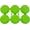 Lime - 6 Can, variant on Reusable Black Hollow Ring Can Holder Carrier, Six Can, Pack of 20 - Snap Off Carrier For 12 oz & 16 oz Cans - Brewery Homebrewing Beverage Canning & Transport - USA Made - Bits N Things