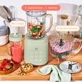 thumbnail image 3 of Beautiful 3-in-1 Kitchen System, Blender, Food Processor & Personal Blender, Sage Green by Drew Barrymore, 3 of 21