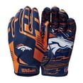 thumbnail image 1 of Guantes de fútbol americano Wilson NFL Stretch Fit Youth Denver Broncos, 1 of 3