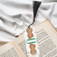 thumbnail image 6 of Kdxio Cute Sloth In Yoga Pose Tree Print Metal Tassel Bookmarks,Perfect Gift for Art Lovers and Bookworms Metal Bookmarks for Women, 6 of 8