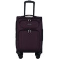 thumbnail image 6 of Travelers Club 3-Piece Rolling Soft side Travel Luggage Set - Mauve Wine Red, 6 of 15