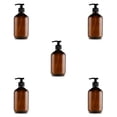 thumbnail image 1 of Yuarrent Dispensador de jabón espumoso, botellas de bomba de recarga, tipo de empuje, botella de champú recargable, desinfectante, lociones de cocina, No. 4 5piezas Yuarrent CBP236849, 1 of 6