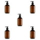 thumbnail image 1 of Matsuzay Dispensador de jabón Botellas de bomba de recarga Tipo de empuje Detergente líquido recargable Verde Marrón Suministros de baño 500ml Set No. 4 5piezas Matsuzay CBP236849, 1 of 6
