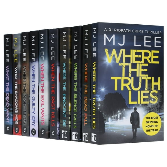 DI Ridpath Crime Thriller Series Collection By M J Lee 10 Books Set - Fiction - Paperback