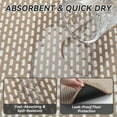 thumbnail image 2 of FEELHOME Kitchen Rugs 2 PCS Set 20"x32"+20"x48" Non-Slip Absorbent Kitchen Floor Mats Geometric Kitchen Mat Washable Small Throw Rug for Kitchen Decor, Brown, 2 of 7
