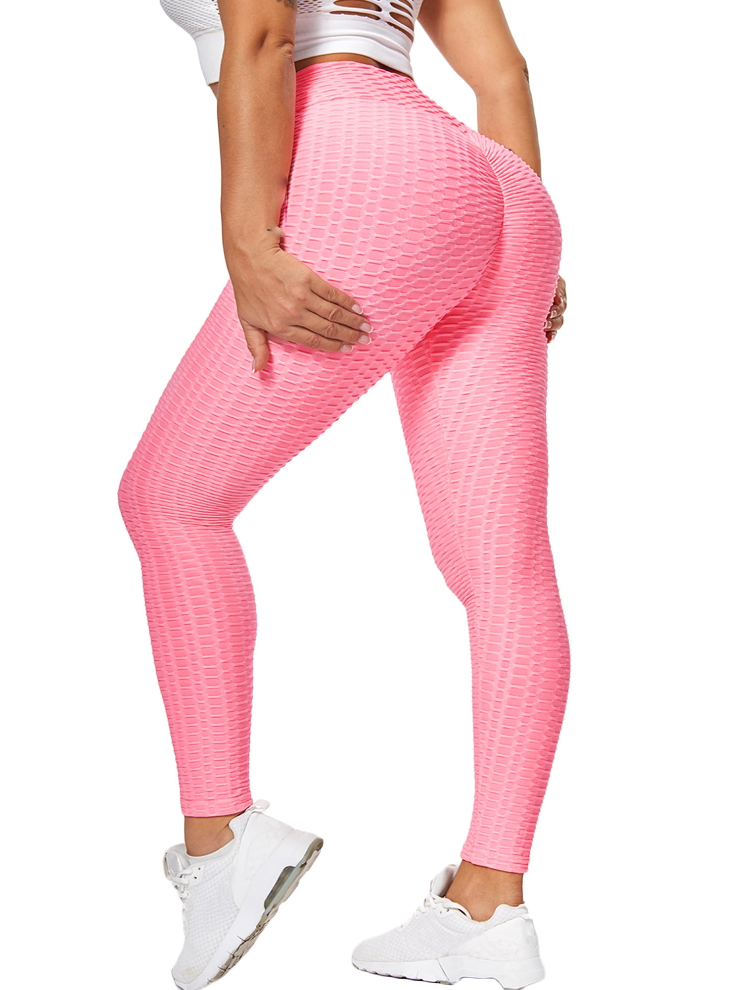 DODOING Women's High Waist Yoga Pants Tummy Control Slimming Booty