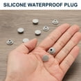 thumbnail image 4 of 10 piezas de tapones para agujeros de 3/8 pulgadas (9 mm) que se ajustan a agujeros de 8 mm, tapón impermeable, tapón de tubo, gris, 4 of 6
