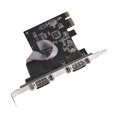 thumbnail image 1 of Tarjeta Expansión JShteea Control Industrial PCI-Express A Puertos Seriales Duales RS232, 1 of 9