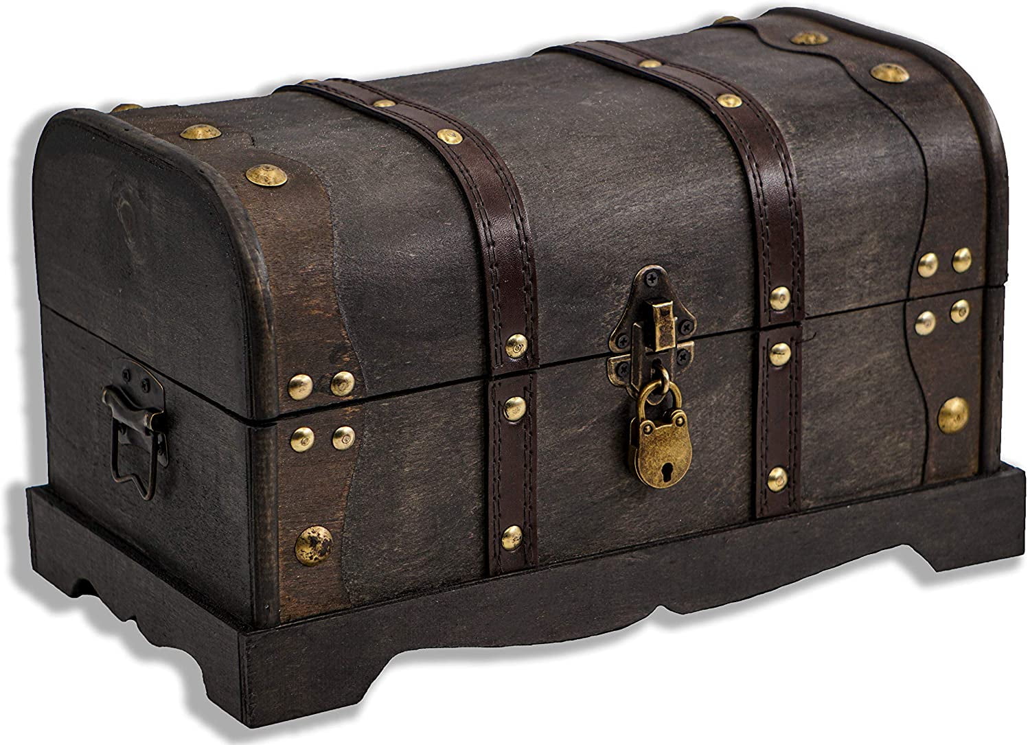 Pirate Treasure Chest Storage Box Umbus 122x71x71 Durable Wood