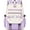 White and Purple, variant on School Backpack for Teens Middle School Bookbag Students Lightweight Durable Casual Outdoor Daypack College