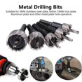 thumbnail image 5 of High quality 5pc High Speed Steel Hole Saw 16-30mm Hole Saw (Silver), 5 of 5