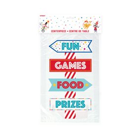 8 Circus Cutouts Carnival Banner Decorations Wall Or Door Birthday