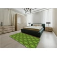 thumbnail image 4 of Ahgly Company Indoor Rectangle Patterned Seaweed Green Area Rugs, 2' x 3', 4 of 6