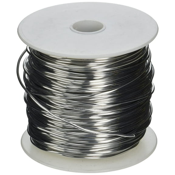 Arcor 80 Feet 14 Gauge Silver Color Tinned Copper Crafting Wire, Uninsulated