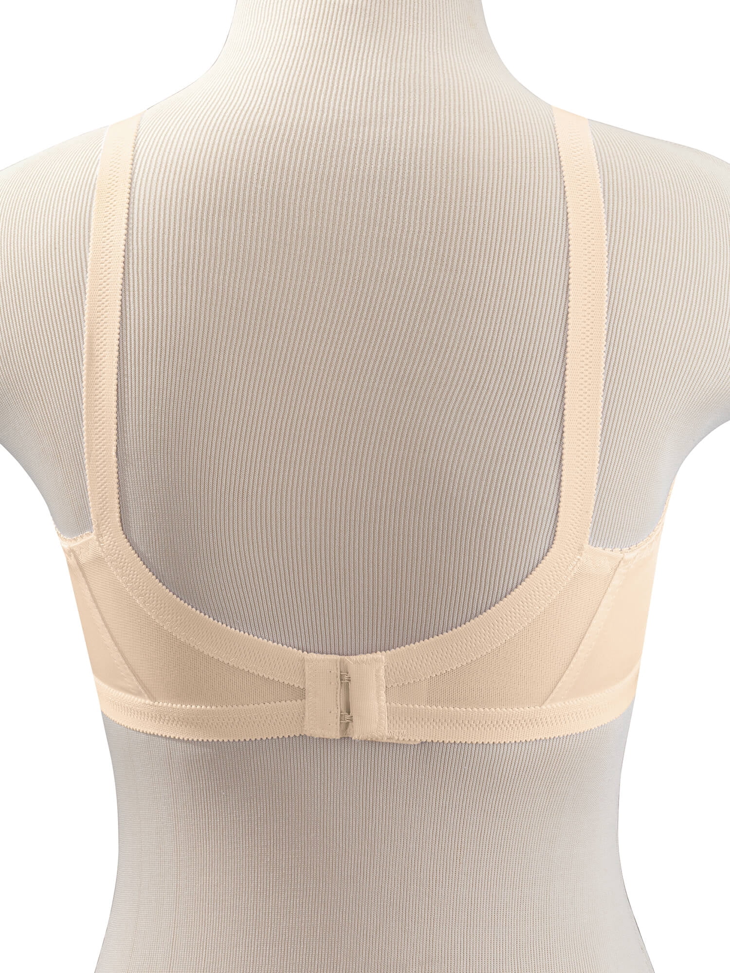 Women’s Wireless Cross and Shape Bra, 2-Pack, Beige, 40C