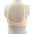 thumbnail image 3 of Women’s Wireless Cross and Shape Bra, 2-Pack, Beige, 38D, 3 of 5