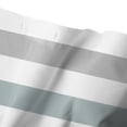 thumbnail image 5 of Creative Products Navy Gray Chunky Stripes 71x74 Shower Curtain, 5 of 7