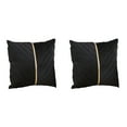 thumbnail image 1 of Justharion 2piece Update Space Sophisticated Sofa Home Decor Zippers Are Smooth black 1Set, 1 of 6