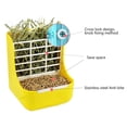 thumbnail image 6 of Small Animals Feeder Bunny Feeder Rabbit Guinea Pig Feeder 2 in 1 Food for Guinea Pig Bunny Rabbit Food Feeder Small Animals Food Feeder, 6 of 8