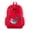 Red, variant on - PD Moreno's Dolphin Wearing A Tiara - Cute School Travel Backpack