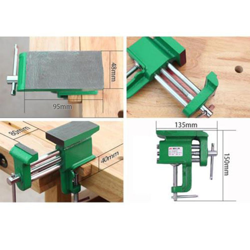 3'' Professional Cast Iron Clamp Vise Woodworking Bench Vice Hand Tool 