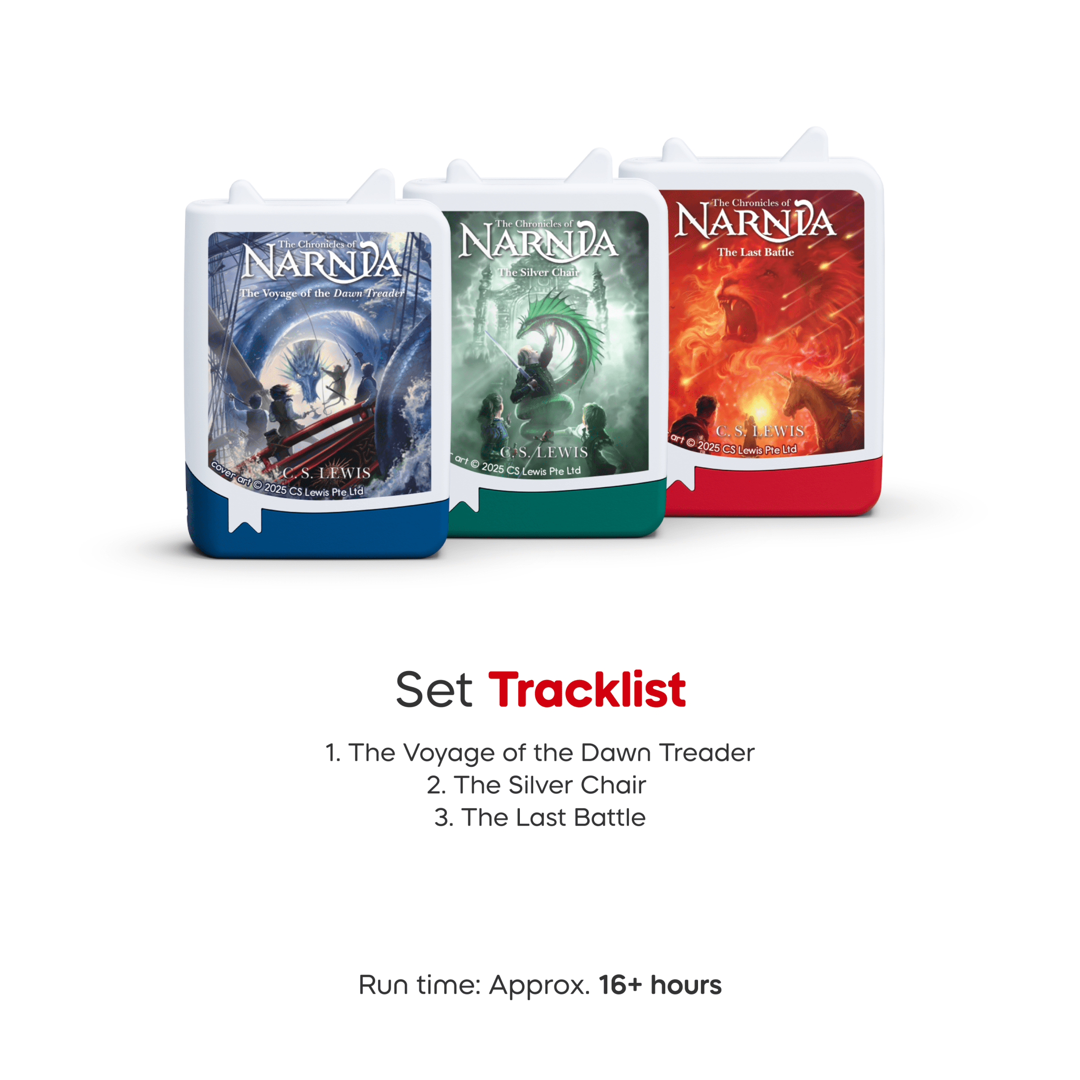 tonies The Chronicles of Narnia Audiobooks Set (Books 5-7), 3 Pack, Age Group 9+