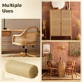 thumbnail image 5 of 1 Pc  15.75 in × 78.74 in,Rattan Cane Webbing Roll, Plastic Faux Rattan Weaving for DIY Projects, Versatile Craft Material for Furniture Decoration, Room Partitions, and Art Designs, 5 of 5