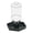 Grey Green, variant on Yauxim Drinking Fountain Automatic Water Dispenser for Reptiles Easy Food Feeder Water Bowl for Turtles And Lizards Anticlip Pet Waterer